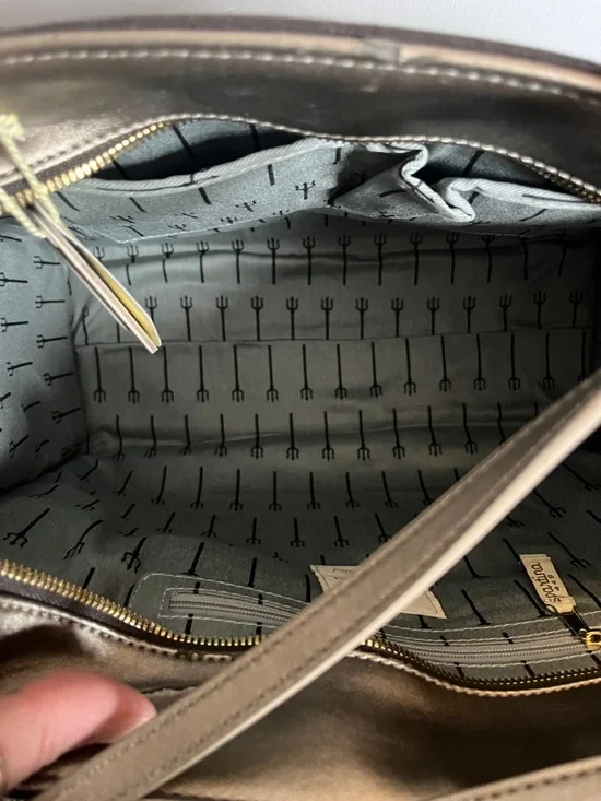 Spartina 449 Black Tote with Metallic Trim – "Mermaid Stuff" Embellished - Picture 4 of 4